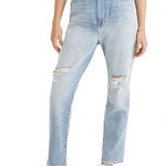 Madewell  The MomJean Gilford Wash Ripped Edition Mom Jeans Women‎ Size 32 Photo 0