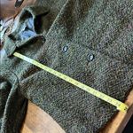 Sag Harbor  Olive Green Boucle Tweed Blazer Jacket Size 10 Photo 7