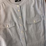 J.Crew  Long Sleeve Cotton Oxford Shirt Stripe Dress Photo 8