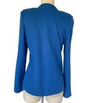 Vintage Royal Blue Gold Button Cardigan Lady Jacket Luxury Preppy Chic Size 8 Photo 4