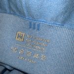 Gym Exercise Sky Blue Cropped Short Sleeve Stretchy Athletic Top Medium Photo 10