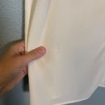 Sézane Sezane Francia Silk Embroidered Blouse Ecru Cream Size Small Preppy Classic Photo 6