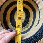 Pacific&Co San Diego Hat  Black and Tan Wide Brimmed Sun Beach Hat with Braided Buckle Photo 10