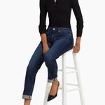 Rag and Bone  Dre Low-Rise Slim Bianca Blue Denim Boyfriend Jeans Size 27 Photo 1