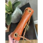 Valentino By Mario Valentino Isabelle Dollaro Leather Crossbody BrownstoneGilt W Brown Photo 6