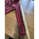 NFL Team Apparel Kansas City Chiefs Flannel Shirt Womens Red Size Small Football Photo 6
