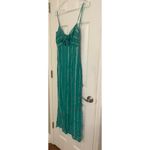 VIX Maxi Dress, Latge, Tulum Yola Tricia, Green, A60 Green Size L Photo 3