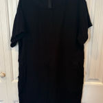 Eileen Fisher Black Short Sleeve Romper Size XL Photo 0