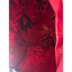 Handprint NYC/Seattle Vintage 100% Cotton Floral Sling Buckle Strap Backpack Bag Red Photo 7