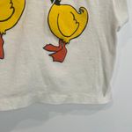 Vintage Boxy Cropped Yellow Ducks Sleeveless T Photo 3