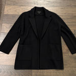 J.Crew Open Front Black Knit Blazer Sz M Photo 0