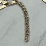 Lightweight Textured Gold Tone Belly Body Metal Chain Link Belt Size XS Small S Photo 8