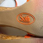 Sofft Valeda Patent Orange Patent & Cork Strappy Platform High Heel Sandals 8.5 Photo 10