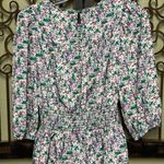 Anthropologie  Pleione smocked 3/4 sleeve blouse Photo 3