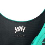 YITTY Fabletics ‎ Headliner Shaping Catsuit Jumpsuit Deep Sea Lizzouette Small Photo 11