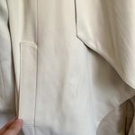 BCBGMAXAZRIA NEW  Drape Front Waterfall Coat in Ivory/Cream Photo 5