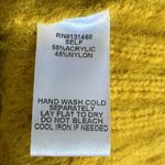 Fate Fontaine Fringe Cable Knit Sweater in Mustard yellow Size M Photo 6