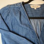Madewell  light weight denim wrap style top Photo 8