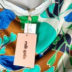 Cult Gaia  Malia Floral One Shoulder Mini Dress Botanical Aqua Size XS Photo 2