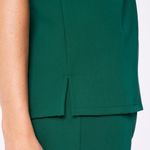 FIGS  Women's Catarina One Pocket Scrub Top in Hunter Green, Size XXS Photo 6