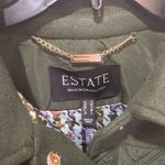 Isaac Mizrahi Women's Jacket S Estate Mixed Media Quilted Green Photo 5