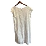 Valentina Naldi White Eyelet Flutter Sleeve Mini‎ Dress Made in Italy Size M Photo 4