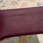 Kate Spade Like New!  Cameron Street Lacey Saffiano Leather Wallet Deep Plum Photo 4