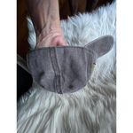 Gray Baseball Cap with Embroidered Green and Pink Cherries Photo 6