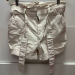 Expresses extra high rise shortie paper‎ bag shorts Photo 0