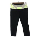 Lululemon  Wunder Under Crop in Black & Quilt Spring 6 Photo 27