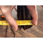 Brighton  Crossbody Bag Wallet Brown Crocodile Leather Organizer Card Slots Photo 5