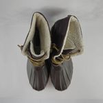 Seven7  Boots Womens 9 Rubber Duck Boots Faux Leather Sheepskin Lining Photo 6