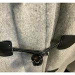 Burberry London Women's Gray Hooded Wool Duffle Coat Sz 14 Photo 9