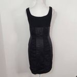 West End Black Bodycon Cocktail Dress NWT Size Small Black Fitted Party Dress Photo 4