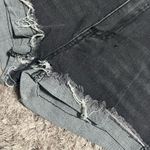 None New black distressed denim shorts Photo 4