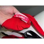 Women’s Red Lace Tie Back Spaghetti Strap Tank Top XL Red Photo 5