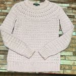 LAUREN RALPH LAUREN Knit crewneck Pink pullover Alpaca /acrylic PS top Photo 3