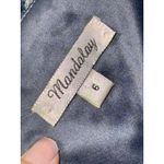 NWT Mandalay Grey Silver Beaded Sequin Lace Mini Cocktail Evening Dress Womens 6 Gray Photo 9