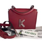 Kenzo Paris Cow Leather Crossbody Handbag W/ Strap Photo 0