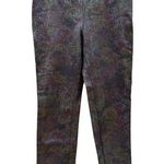 Insight Snake Skin Print Black Iridescent Leggings Size 12 Length Altered Photo 0