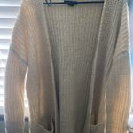 Forever 21 Oversized Cream Cardigan  Photo 0