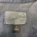 Universal Threads Universal Thread Blue Button Up Cropped Longsleeve Size Small Photo 2