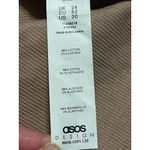 ASOS  Design Dusty‎ Collared Sweatshirt Jumper Style Dress Size 20 Preppy Modern Photo 9