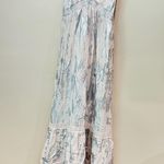 Mossimo Supply Co White and silver tiered maxi dress Photo 1