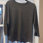 89th & Madison 3/4 sleeve gray top shirt woman’s medium NWT Photo 0