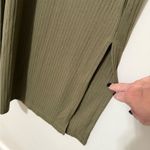 Old Navy  size small hunter green long sleeve ribbed maxi dress relaxed fit Photo 1