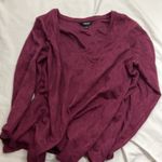 Simply Vera, Vera Wang Simply Vera Vera Wang purple long sleeve textured knit top woman’s size large Photo 5