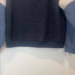 American Eagle  Outfitters Navy and Cream Sherpa  Sweater size large. Photo 3