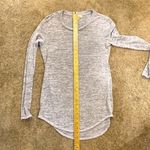 Philosophy || Light grey heather scoop neck long sleeve top Photo 6
