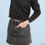 Everlane  black The denim skirt Photo 2
